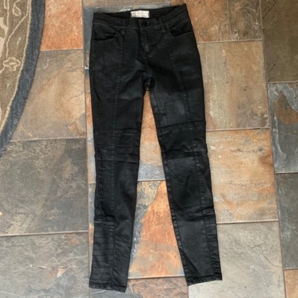 Free People Jillian Coated Low Rise Jeans - Picture 4 of 7